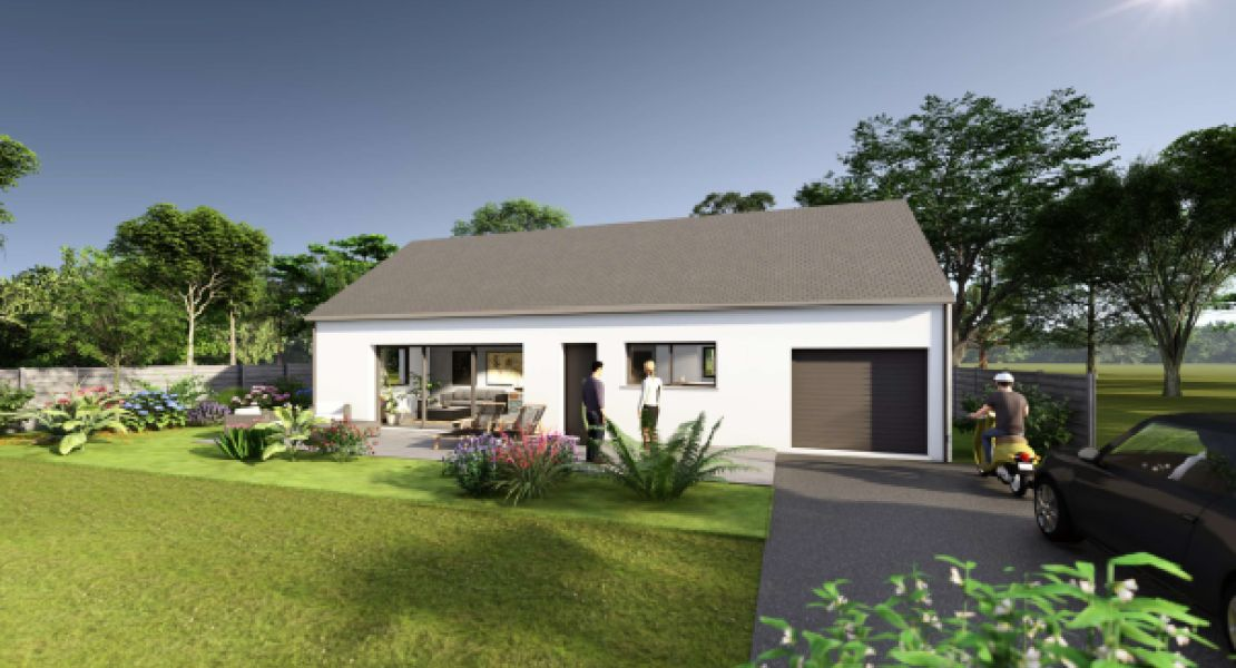 image Maison plain pied 3 chambres