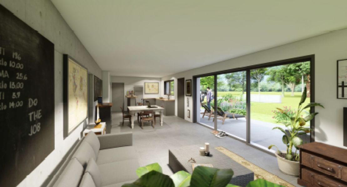 image Maison plain pied 3 chambres