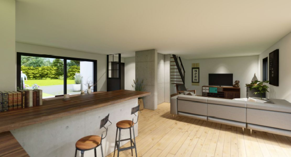 image Maison 106 m² avec terrain à ERDEVEN (56)