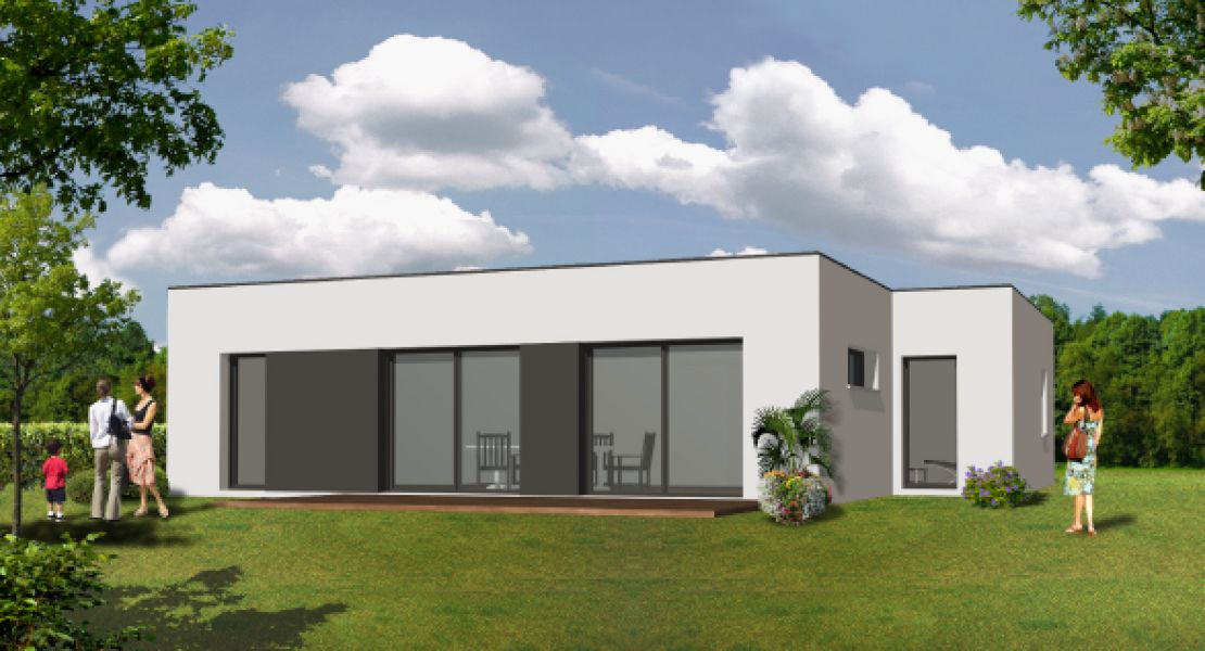 image Maison 94.75 m² avec terrain à LANDEVANT (56)