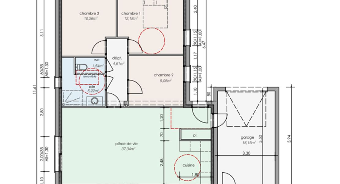 image Maison 80.23 m² avec terrain à RIANTEC (56)
