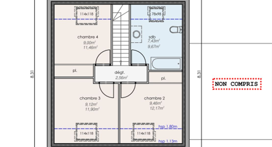 image Maison 86.36 m² avec terrain à PLUNERET (56)