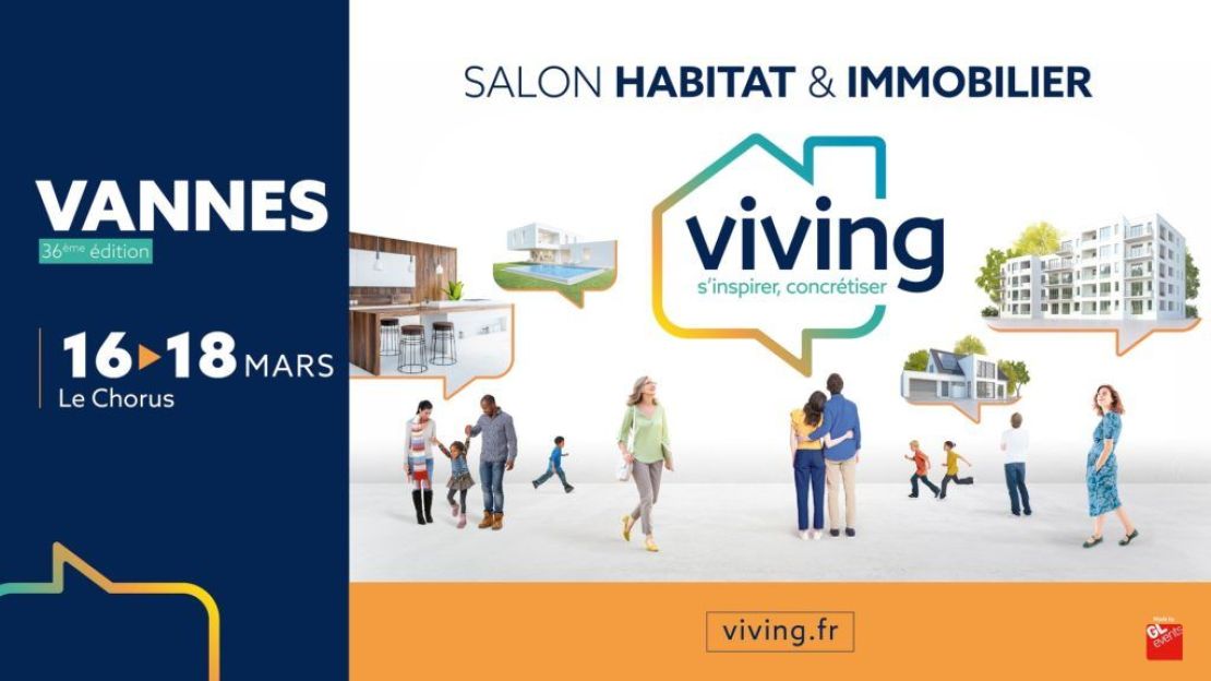 Salon Habitat & Immobilier 16/18 mars à Vannes