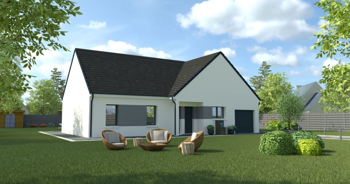 image Projet de construction d'une maison 90 m² avec terrain à PLOUHINEC (29)