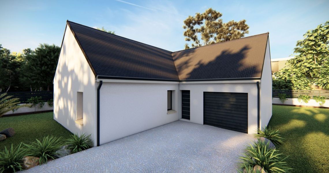 image Projet de construction d'une maison 100 m² avec terrain à PLOGONNEC (29)