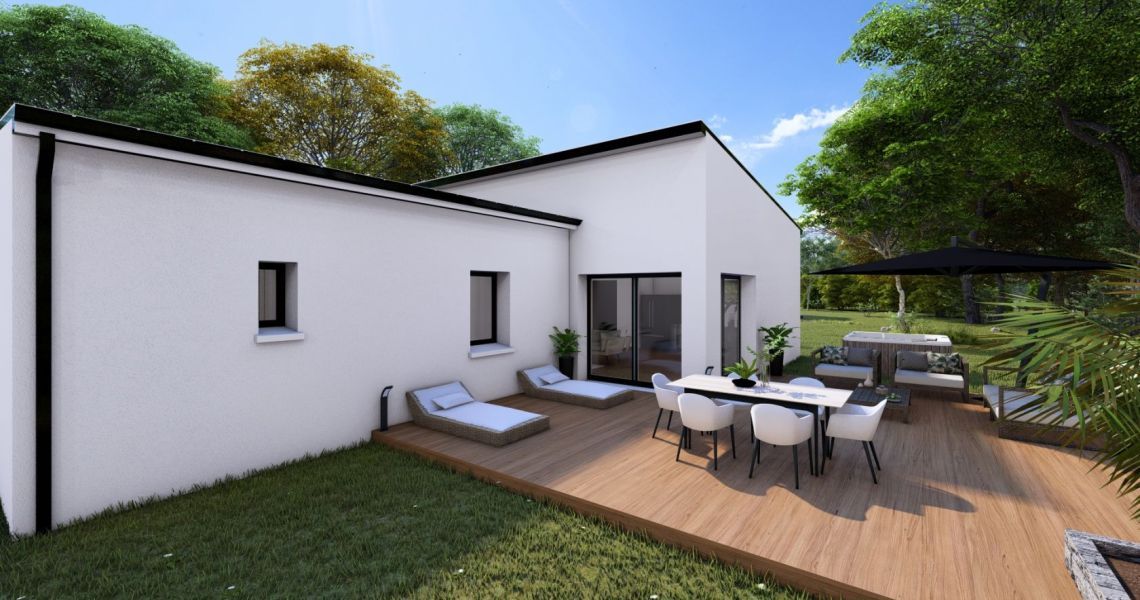 image Projet de construction d'une maison 95 m² avec terrain à TREGOUREZ (29)