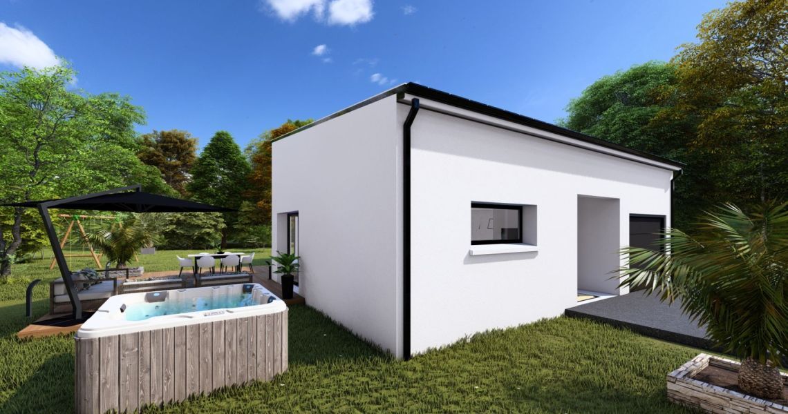 image Projet de construction d'une maison 95 m² avec terrain à TREGOUREZ (29)