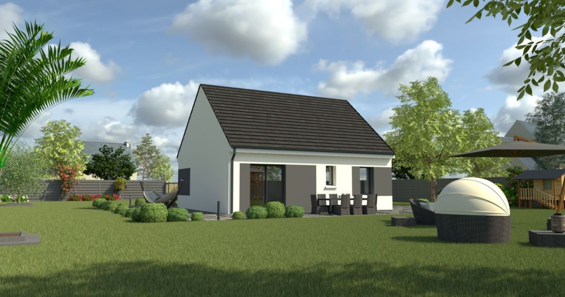 image Projet de construction d'une maison 70 m² avec terrain à PENMARCH (29)