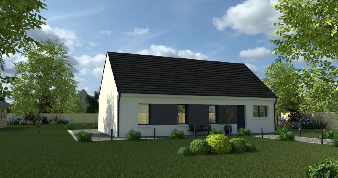 image Projet de construction d'une maison 80.3 m² avec terrain à CAST (29)