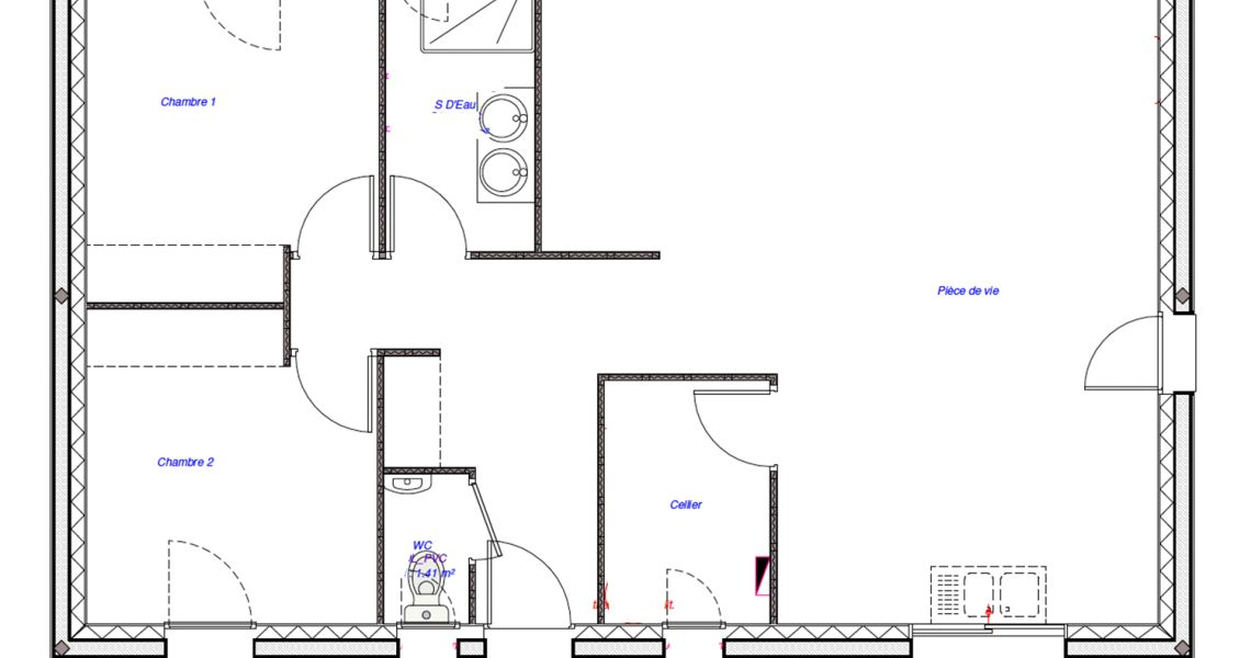 image Projet de construction d'une maison 75 m² avec terrain à LA FORET-FOUESNANT (29)