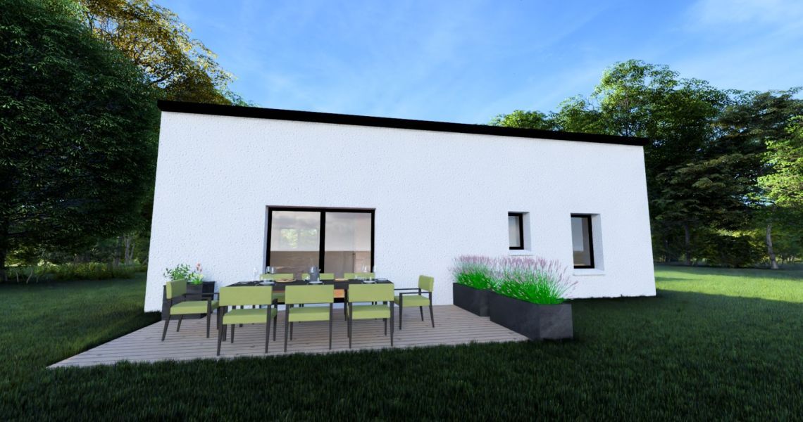 image Projet de construction d'une maison 75 m² avec terrain à FOUESNANT (29)