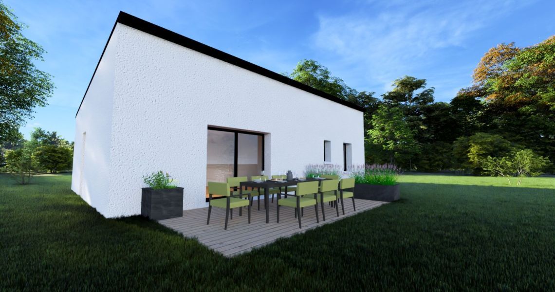 image Projet de construction d'une maison 75 m² avec terrain à PLOGONNEC (29)