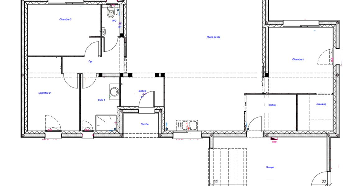 image Projet de construction d'une maison 118 m² avec terrain à PLOGONNEC (29)