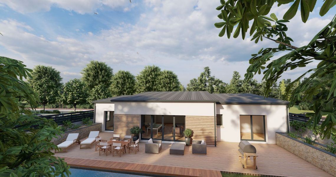 image Projet de construction d'une maison 118 m² avec terrain à MAHALON (29)