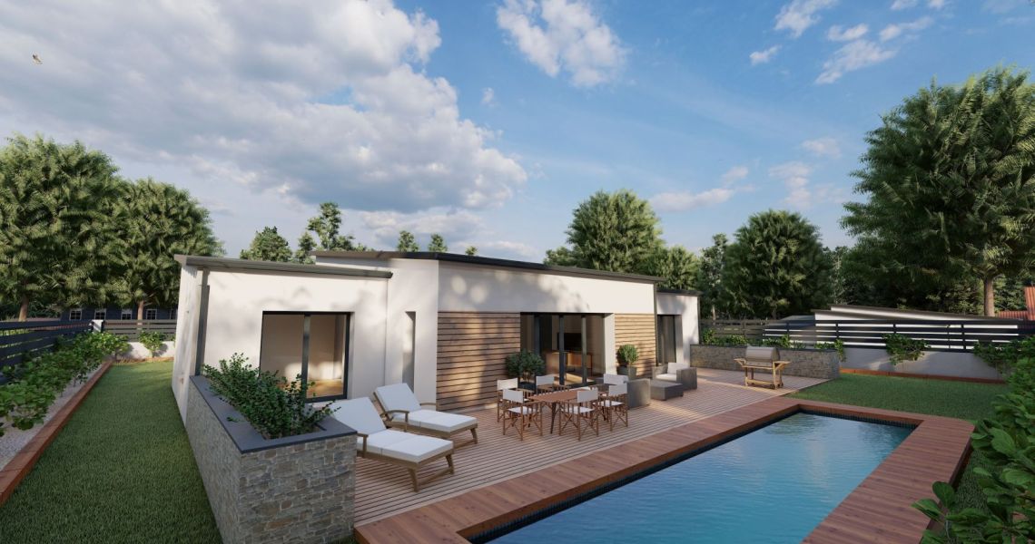 image Projet de construction d'une maison 118 m² avec terrain à MAHALON (29)