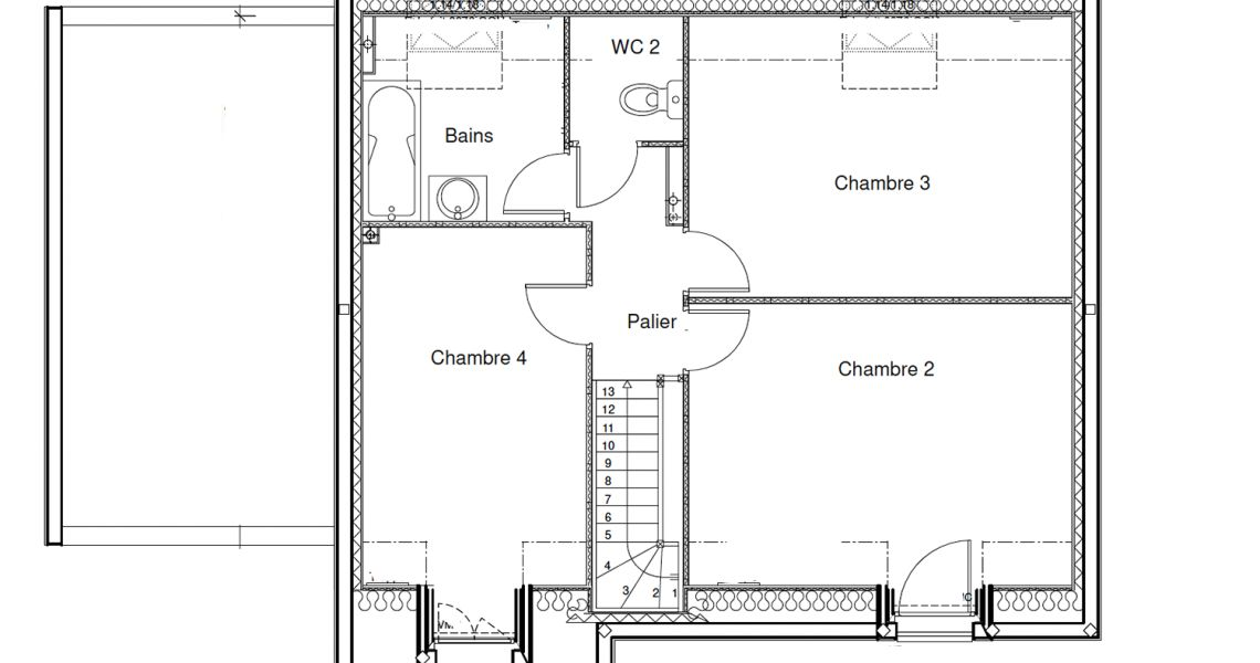 image Projet de construction d'une maison 117 m² avec terrain à LANDUDAL (29)