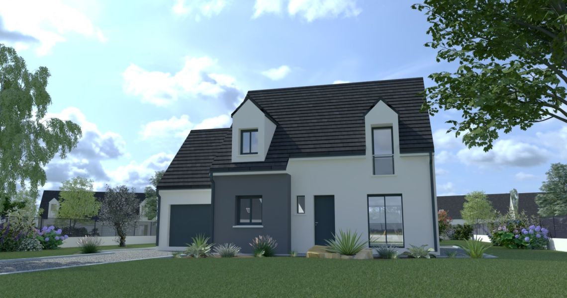 image Projet de construction d'une maison 117 m² avec terrain à LANDUDAL (29)