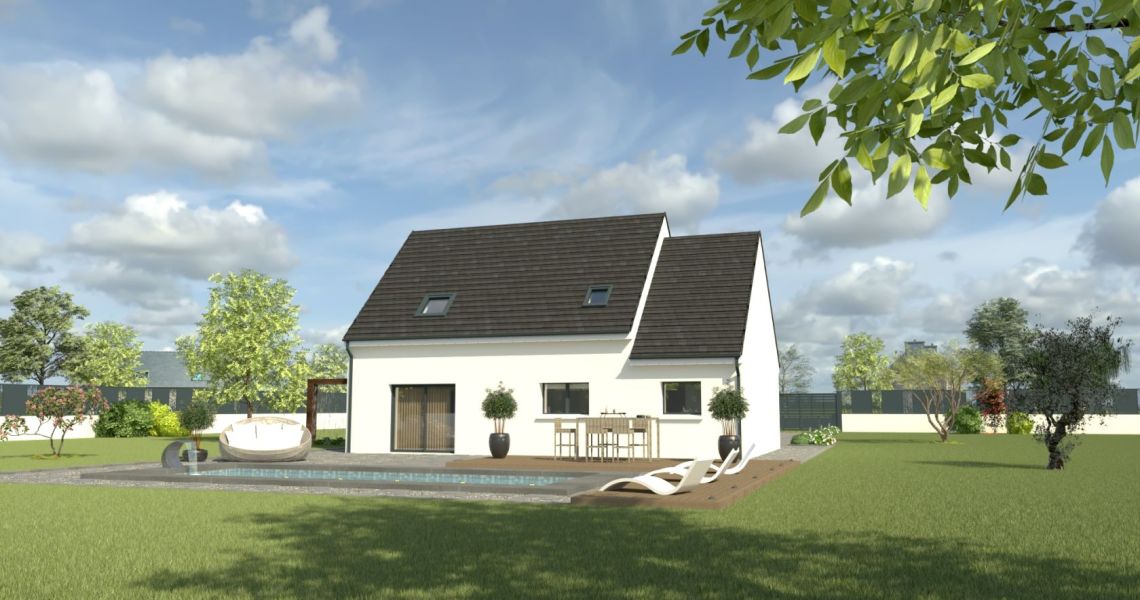 image Projet de construction d'une maison 100 m² avec terrain à GOUESNACH (29)