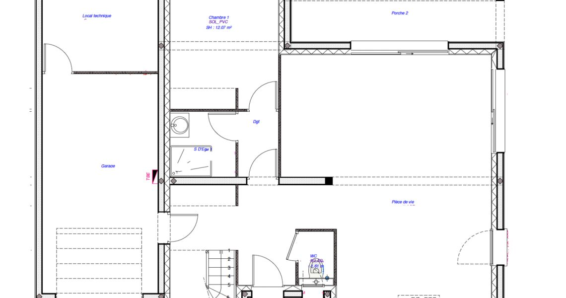 image Projet de construction d'une maison 132 m² avec terrain à PLOGASTEL-SAINT-GERMAIN (29)