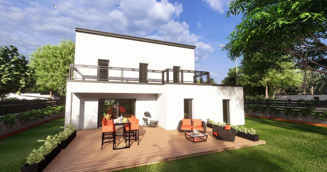 image Projet de construction d'une maison 132 m² avec terrain à SAINT-EVARZEC (29)