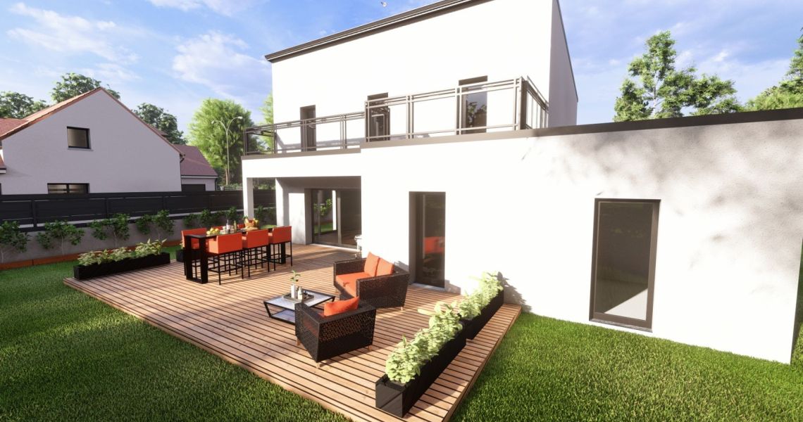 image Projet de construction d'une maison 132 m² avec terrain à SAINT-EVARZEC (29)