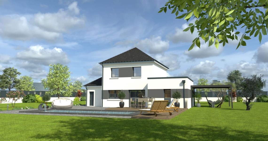 image Projet de construction d'une maison 110 m² avec terrain à ERGUE-GABERIC (29)