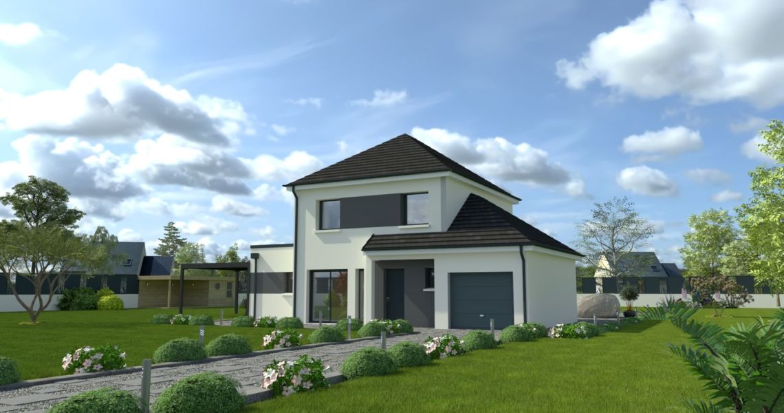 image Projet de construction d'une maison 110 m² avec terrain à ERGUE-GABERIC (29)