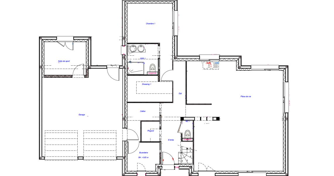 image Projet de construction d'une maison 163 m² avec terrain à MILLANCAY (41)