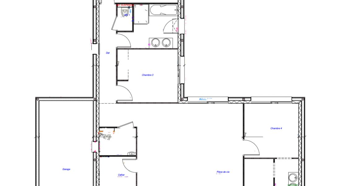 image Projet de construction d'une maison 119 m² avec terrain à CHEVERNY (41)