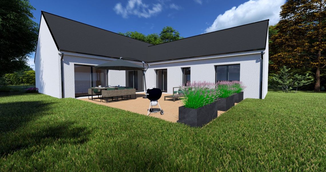 image Projet de construction d'une maison 119 m² avec terrain à CHAUMONT-SUR-LOIRE (41)