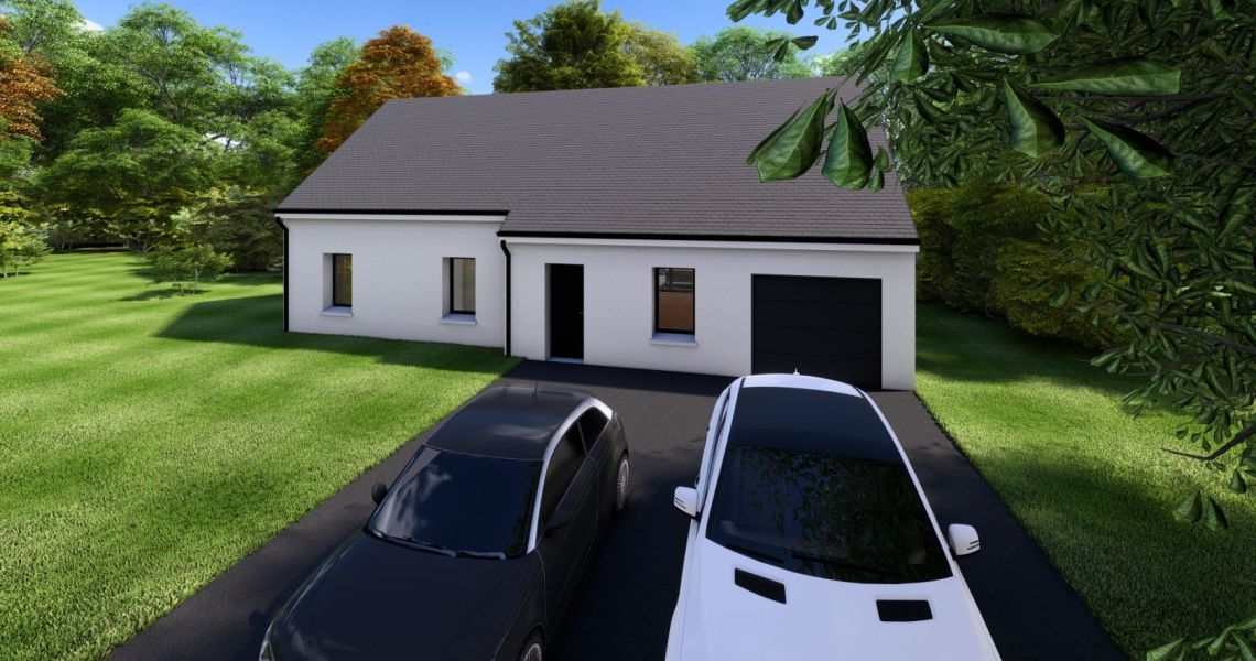 image Projet de construction d'une maison 98 m² avec terrain à VERNOU-EN-SOLOGNE (41)