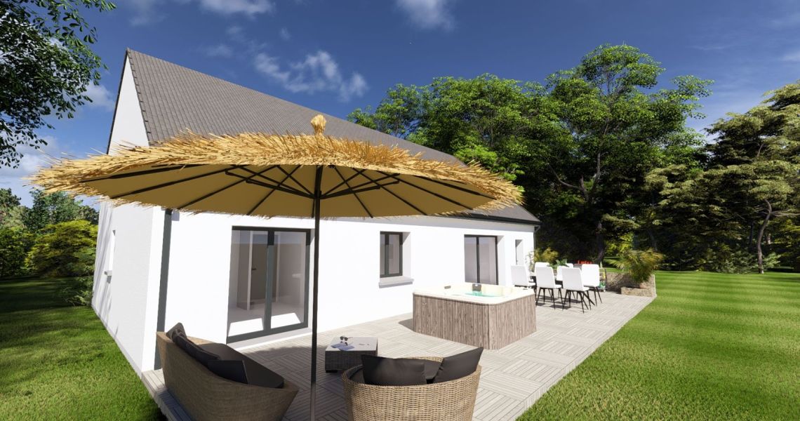 image Projet de construction d'une maison 93.3 m² avec terrain à AVERDON (41)