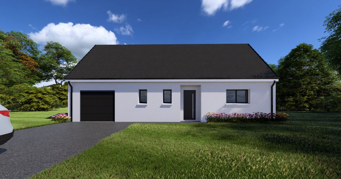 image Projet de construction d'une maison 109 m² avec terrain à LA CHAPELLE-SAINT-MARTIN-EN-PLAINE (41)