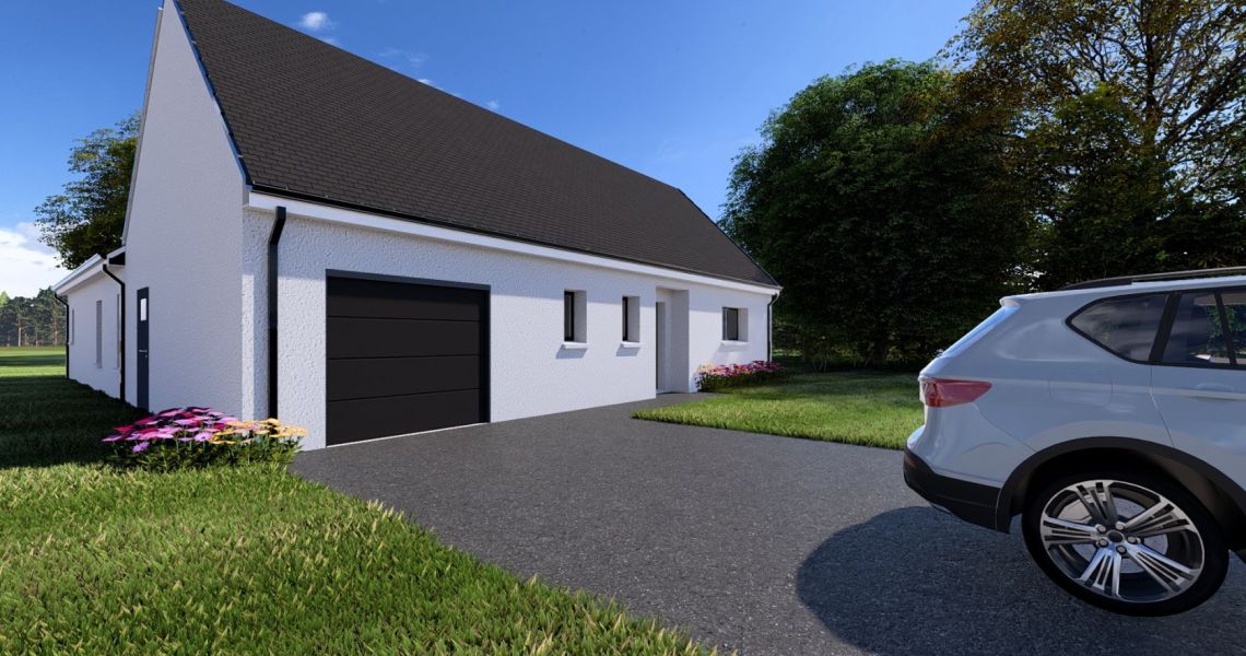 image Projet de construction d'une maison 109 m² avec terrain à LA CHAPELLE-SAINT-MARTIN-EN-PLAINE (41)