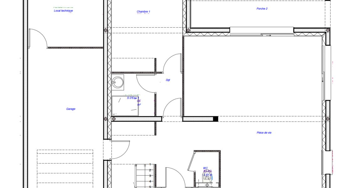 image Projet de construction d'une maison 126 m² avec terrain à AVERDON (41)