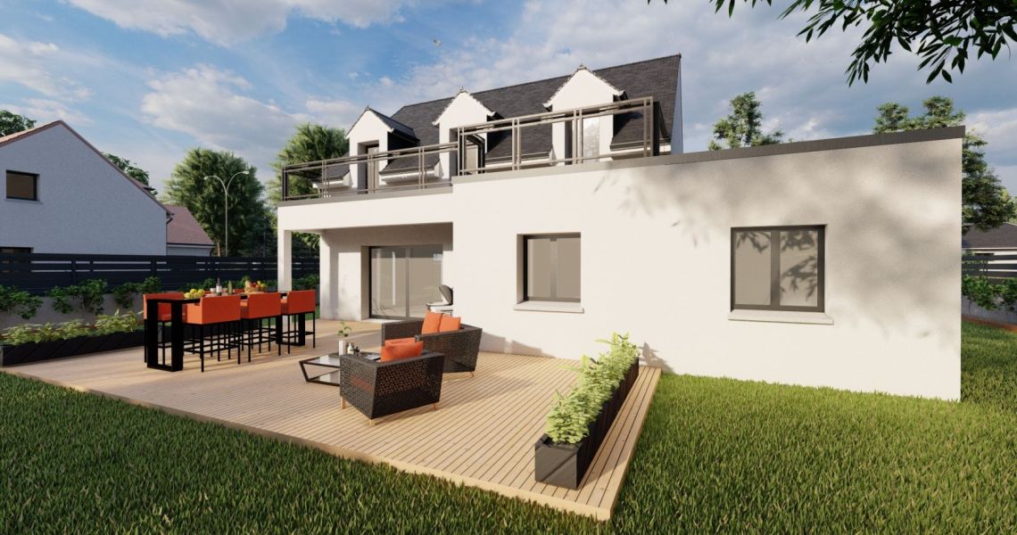 image Projet de construction d'une maison 126 m² avec terrain à LA FERTE-SAINT-CYR (41)