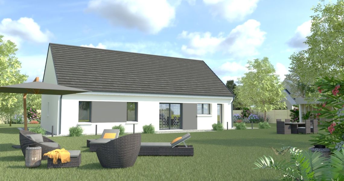 image Projet de construction d'une maison 100.45 m² avec terrain à LES GRANGES-LE-ROI (91)