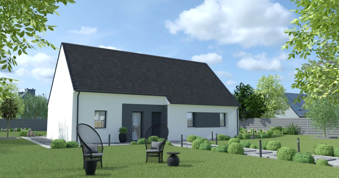 image Projet de construction d'une maison 100.83 m² avec terrain à LES GRANGES-LE-ROI (91)