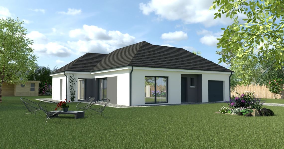 image Projet de construction d'une maison 99.12 m² avec terrain à PECY (77)