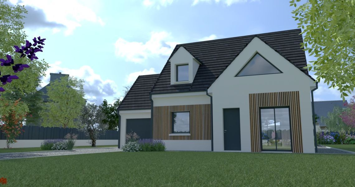 image Projet de construction d'une maison 100 m² avec terrain à VILLEREAU (45)