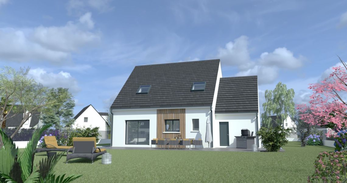 image Projet de construction d'une maison 110 m² avec terrain à JOUY-LE-POTIER (45)