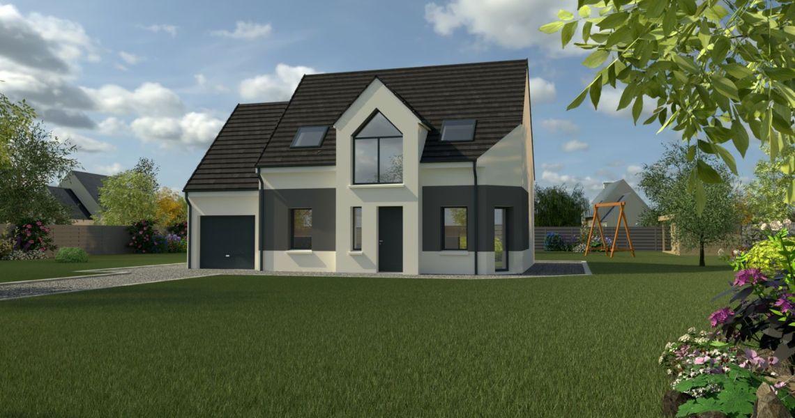 image Projet de construction d'une maison 100.38 m² avec terrain à MONNERVILLE (91)