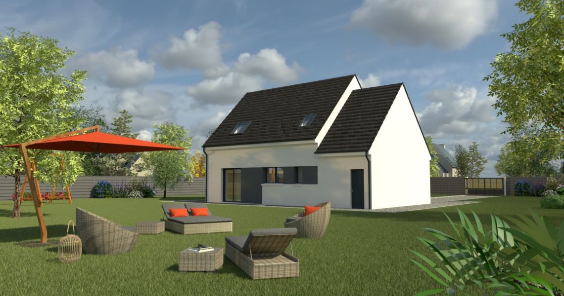 image Projet de construction d'une maison 100.38 m² avec terrain à LONGVILLIERS (78)