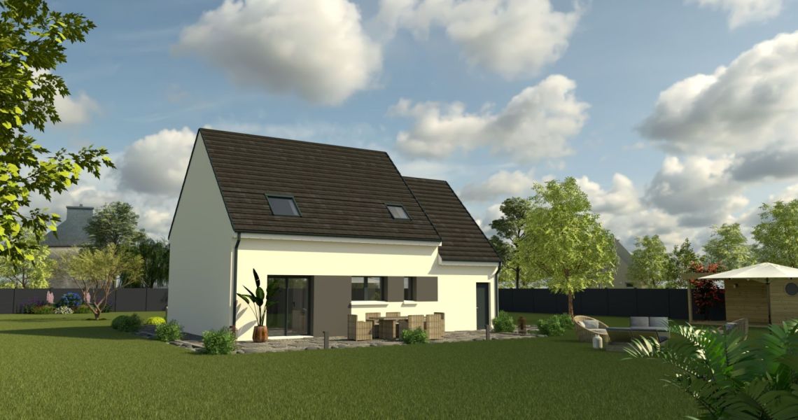 image Projet de construction d'une maison 100.51 m² avec terrain à BREUILLET (91)