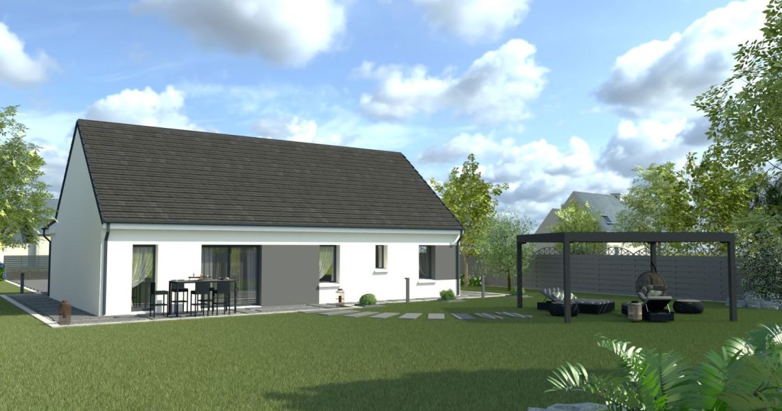 image Projet de construction d'une maison 80.87 m² avec terrain à PECQUEUSE (91)