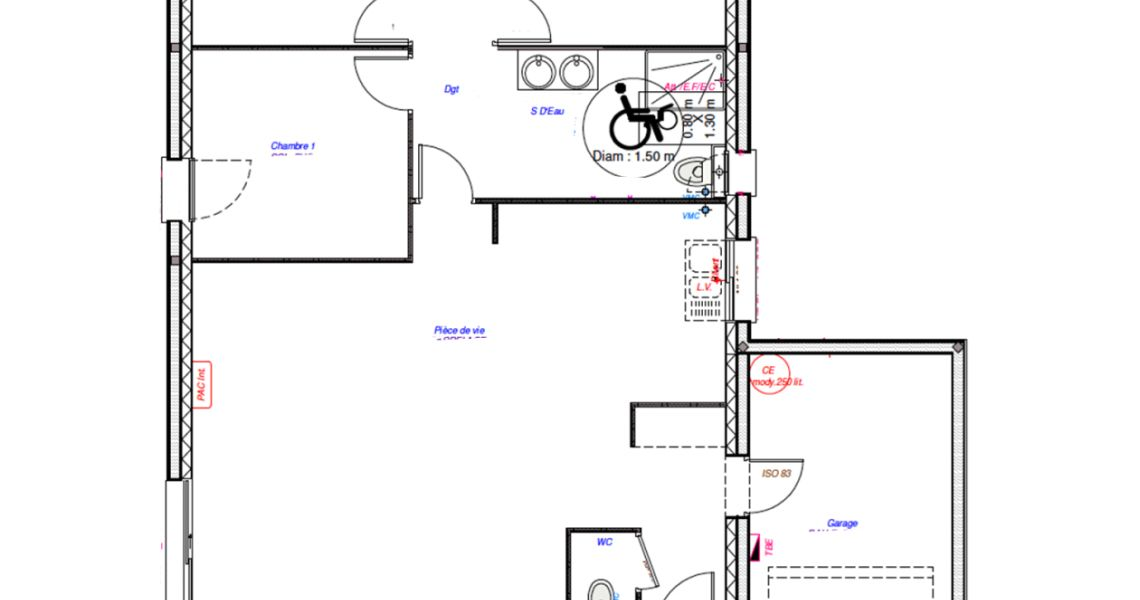 image Projet de construction d'une maison 93 m² avec terrain à GOUEZEC (29)