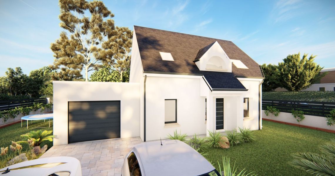 image Projet de construction d'une maison 109 m² avec terrain à INZINZAC-LOCHRIST (56)