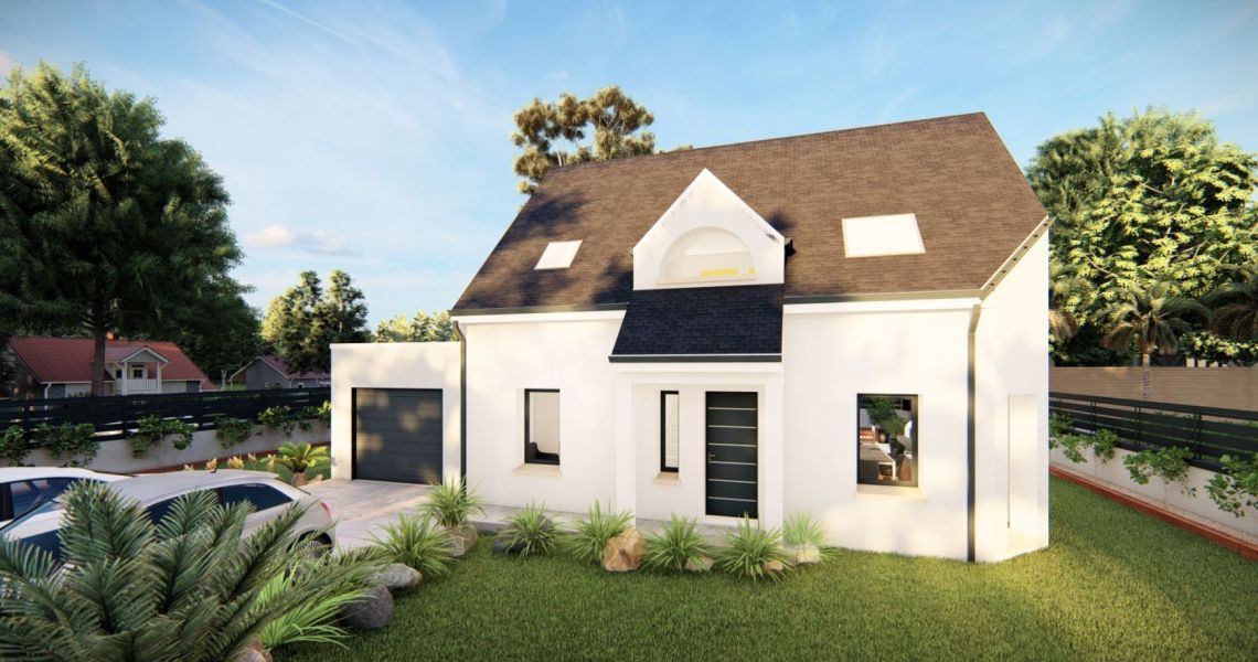 image Projet de construction d'une maison 109 m² avec terrain à INZINZAC-LOCHRIST (56)