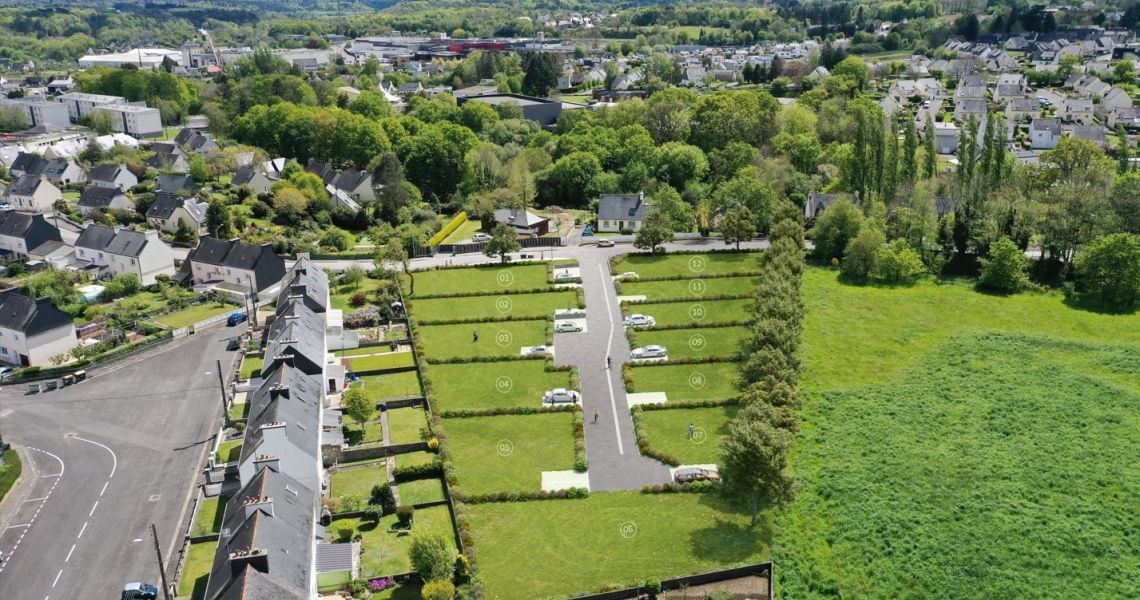 image Terrain à bâtir de 342 m² à QUIMPERLE (29)