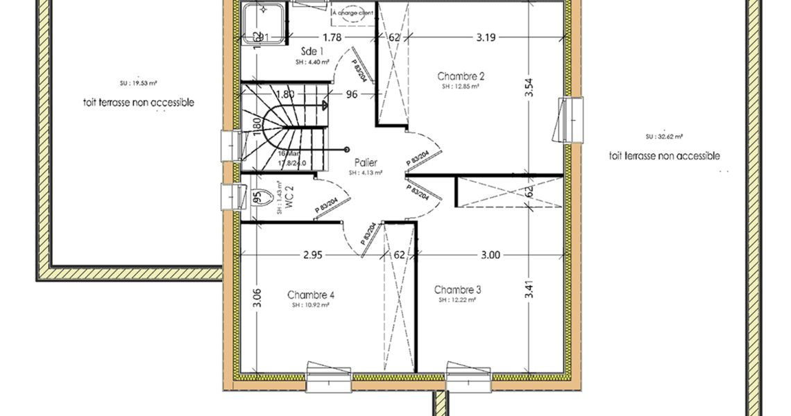 image Maison 120.2 m² avec terrain à HERBIGNAC (44)